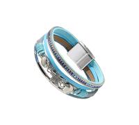 YUGSHNKFC Accessoire De Bijoux Charme Mer Polyvalent en Cuir Synthétique Poignet pour Événement Plage Et Usage Quotidien Élégant D'inspiration Marine