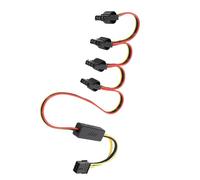 YUGSHNKFC Adaptateur De Câble d'alimentation 4 Broches À 8 Broches pour Disques Durs Régulateur Tension Abaisseur Remplacement pour GPU Bureau Cordon