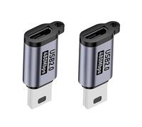 YUGSHNKFC Adaptateur USB Type C en Aluminium 2 Pièces Adaptateurs en Option pour Un Échange De De Données Efficace Et Une Rapide Compatibilité avec Plusieurs Appareils