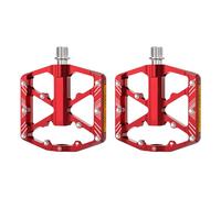 YUGSHNKFC Alloys Bikes Pédalage Grande plate-forme à roulement scellé Filetage 2,4 cm Poids léger Plateforme Alliage de montagne Poids léger