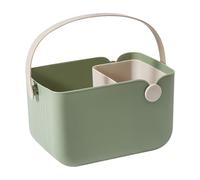 YUGSHNKFC Bac de rangement de bain résistant à l'eau avec fonction facile à nettoyer, parfait pour les maisons soignées et esthétiques, avec poignée en polypropylène