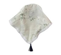 YUGSHNKFC Bandeau en dentelle pour femme - Écharpe à cheveux en dentelle - Bandanas français - Élégant