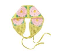 YUGSHNKFC Bandeau floral fait à la main - Élégant et coloré - En tricot