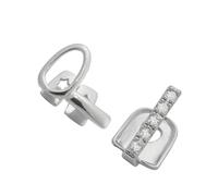 YUGSHNKFC Bijou de corps en laiton galvanisé en acier inoxydable de 1,9 cm, haltère bicolore, léger, sophistiqué pour homme et femme, bijou double ton, taille unique, Comme décrit, Comme décrit.