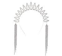 YUGSHNKFC Blingbling Diadèmes à cheveux en cristal pour concours de beauté, bal de fin d'année, bandeau élégant, accessoire photo
