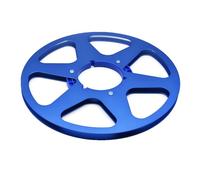 YUGSHNKFC Bobine en aluminium à 6 trous 26,7 cm 6,35 cm 1/4 pour disque de moyeu en métal léger Accessoire de studio Bobine de ruban métallique vintage