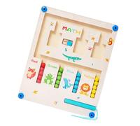 YUGSHNKFC Boîte De Perles Comptage Magnétique des Voyages avec Pratique des Opérations Et Fonctions Correspondance Forme Jouet d'apprentissage Voyage Portable