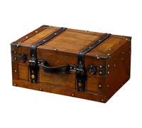 YUGSHNKFC Boîte De Rangement en Bois Robuste Styles Rétro Pratique pour Les Bijoux Et Les Petits Objets avec Savoir-Faire Et Charme Élégant Boîte Décoration pour La Maison