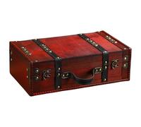 YUGSHNKFC Boîte De Rangement en Bois Robuste Styles Rétro Pratique pour Les Bijoux Et Les Petits Objets avec Savoir-Faire Et Charme Élégant Boîte Décoration pour La Maison