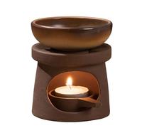 YUGSHNKFC Brûleurs D'huiles Essentielles De Capacité Diffuseur Parfumé Et Porte-Bougie Chauffe-Plat Ensemble pour Décorations Bureau Et Maison