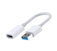 YUGSHNKFC Câble adaptateur court USB 3.0 vers USB C pour un chargement et un transfert de données efficaces 5 Gbit/s pour casque numérique Câble USB court
