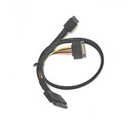 YUGSHNKFC Câble De Données Efficace pour Disques Durs SFF8611 Mâle À SFF8639 Femelle 50cm pour Extension d'alimentation D'intégration PCIe NVMe