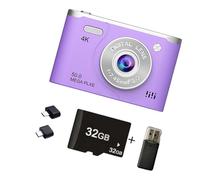 YUGSHNKFC Caméra Numérique 6400W Pixélé avec Optimisation De l'environnement Sombre Et Écran Compact 2 5 Pouces pour La Caméra VLog en Plein Air pour Les Amateurs De Photographie
