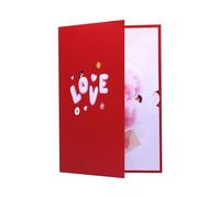 YUGSHNKFC Carte De Saint-Valentin pour Une Célébration Fête Unique Carte Vœux Faite À La Main avec Enveloppe d'anniversaire Élégant d'anniversaire Unique