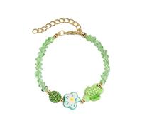 YUGSHNKFC Céramique Et Charme D'escargot Réglables avec des Perles De Bijoux Marins pour Les Femmes Perle 'escargots Étoiles ' ' Mer Uniques