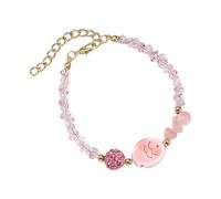 YUGSHNKFC Céramique Et Charme D'escargot Réglables avec des Perles De Bijoux Marins pour Les Femmes Perle 'escargots Étoiles ' ' Mer Uniques