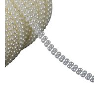 YUGSHNKFC Chaîne De Perles Artificielles pour Artisanat d'art Imitation pour Bouquets Bougies Décoration Mariage