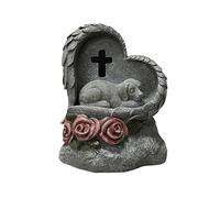 YUGSHNKFC Chien Perte d'animaux De Compagnie Deuil Garden Stones Mémoriaux Mémoriaux Grave Grave Marker pour Le Jardin Ou Special Home Space Memory Stones
