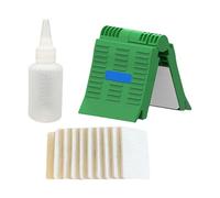 YUGSHNKFC Clip D'essuyage pour Fibre Optique Haute Efficacité avec Distributeur D'alcools Et 10 Tampons Réutilisables pour Outil Professionnel De Nettoyage De Fibre en Plastique