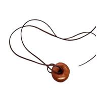 YUGSHNKFC Collier à breloques multi-usages avec couronne bagel et bretzel souriant - Accessoire de mode, Cuisson du pain + attache