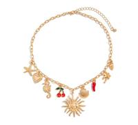YUGSHNKFC Collier avec pendentif en forme d'étoile de mer inspiré de la marine - Bijou élégant pour femme, Métal