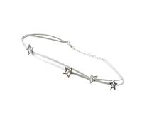 YUGSHNKFC Collier De Pendentif Étoile Élégant Chaîne À Double Couche Longueur Ajustement Chaîne De La Clavicule Creative Party Bijoux Gift Star Collier Pour Les Cadeaux