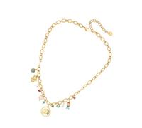 YUGSHNKFC Collier ras du cou avec perles turquoises et pendentif en forme d'éléphant pour femme, longueur réglable, Métal