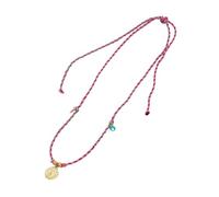 YUGSHNKFC Collier ras du cou en corde de coton à la mode, collier moderne en corde de coton mettant en valeur le charme des yeux de poivre pour les amoureux de la mode, œil du diable
