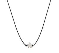 YUGSHNKFC Collier ras du cou en métal avec pendentif étoile réglable et cordon de serrage, M, Métal