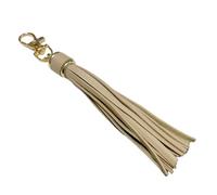 YUGSHNKFC Colorful Tassels Bag Accessory Eye Catching PU Leather Tassels Keyring Ornament Suitable for Various Bag Styles Fashion Item