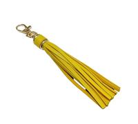 YUGSHNKFC Colorful Tassels Bag Accessory Eye Catching PU Leather Tassels Keyring Ornament Suitable for Various Bag Styles Fashion Item