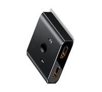 YUGSHNKFC Commutateur HDMI bidirectionnel 4K @ 60Hz//8K60Hz avec bornes plaquées or pour des images claires, compatible avec les consoles de jeux HDMI Splitter