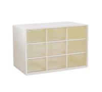 YUGSHNKFC Conteneur de stockage multicouche 9 pour bracelets, Milk white