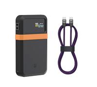 YUGSHNKFC Coque en silicone résistant aux chocs et câble de type C de 1,2 m pour une vitesse d'air de 0,15 mm, charge rapide de 240 W, rangement facile