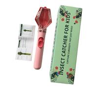YUGSHNKFC Couvercle de d ' araignées en Plastique Portable pour Une Utilisation intérieure et extérieure avec lentilles de loupe Attrape-guêpes à Longueur réglable pour Chambre à Coucher/extérieur