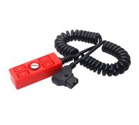 YUGSHNKFC D-Tap 1 Mâle À 4 Femelles De Type B pour Appareil Photo Câble Distributeur De Batterie Cordon 'Alimentation Séparateur 1 4 Fils Enroulés Ressort Cordon Répartiteur 'Alimentation Dtap