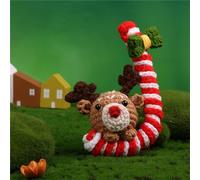 YUGSHNKFC De Crochet Noël Pour Débutants Démarreur Bricolage Avec Crochet À Fil Aiguille Marqueur Tricot Instructions Ornements Motifs Dessous Verre D'arbre Ornements