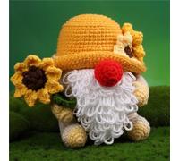 YUGSHNKFC De Crochet Noël pour Débutants Démarreur Bricolage avec Crochet À Fil Aiguille Marqueur Tricot Instructions Ornements Motifs Dessous Verre d'arbre Ornements