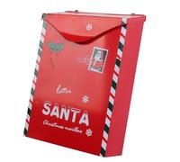 YUGSHNKFC Décoration de Noël murale créative en fer pour boîte aux lettres Décoration de Noël pour jardin d'intérieur Durée de vie en plein air Métal