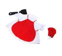 YUGSHNKFC Detailed Cook Hat and Apron Costume for Pet Geese Safe Easy to Clean Party Photo Shoot Outfit Geese Cook Outfit