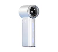 YUGSHNKFC Écran numérique Ventilateur brumisateur 1-199 vitesses Rechargeable Portable Refroidisseur Personnel Pour l'extérieur et l'utilisation quotidienne Brume portable avec affichage numérique