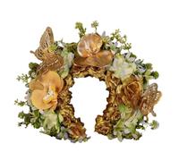 YUGSHNKFC Élégant bandeau culturel en forme de fleur en tissu texturé pour cheveux ou robe traditionnelle