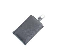 YUGSHNKFC Élégant Boîtier Clé Portefeuille Carte En Cuir PU Avec Clés En Métal Crochet À Bandoulière Courte Pour Hommes Femmes Case Clé