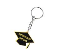YUGSHNKFC Élégant Chapeau De Graduation Keychain Portable Parfait Pour Commémorer Les Jalons Académiques Et Les Réalisations Caps Keychain