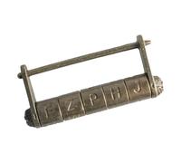 YUGSHNKFC Elegant Chinese Characters Combination Password Lock for Jewelry Box Or Drawer Decorative Characters Engraved Padlock Jewelry Box Lock