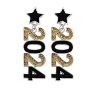 YUGSHNKFC Élégant collier / boucles d'oreilles en alliage pour femme 2024 exquis collier / crochets d'oreilles pour le quotidien, les fêtes, les rendez-vous, Necklace B, Métal
