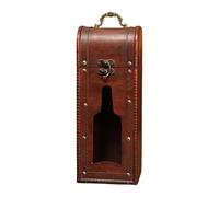 YUGSHNKFC Élégant porte-vin en bois robuste qui améliore la sophistication de vos cadeaux de vin, solution de rangement quotidienne décontractée
