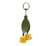 YUGSHNKFC Élégant Tulipes Keychain Pu Leather Alloy Accessoire Robuste Accessoire Élégant Clés Florales Anneaux Pour Sacs Sacs À De Mode Tendance