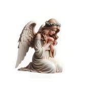 YUGSHNKFC Figurines d'ange Gardien en Acrylique Décoration De Table Figurines De Collection pour Le Bureau Et La Maison