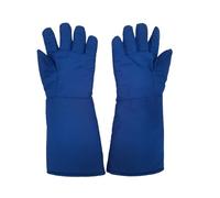 YUGSHNKFC Gants Cryogéniques Bleus De 38cm Pour La Protection Contre Le Froid Dans Divers Domaines Industriels Sécurité Du Stockage Froid Sécurité Des Laboratoires De Congélation